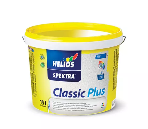 Латекс HELIOS SPEKTRA CLASSIC PLUS - интериорна боя,тониране на място - 15л.